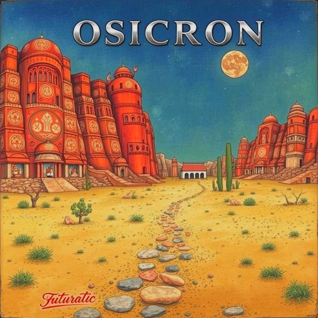 Fictional Band And Album Cover: Osicron-Futuratic