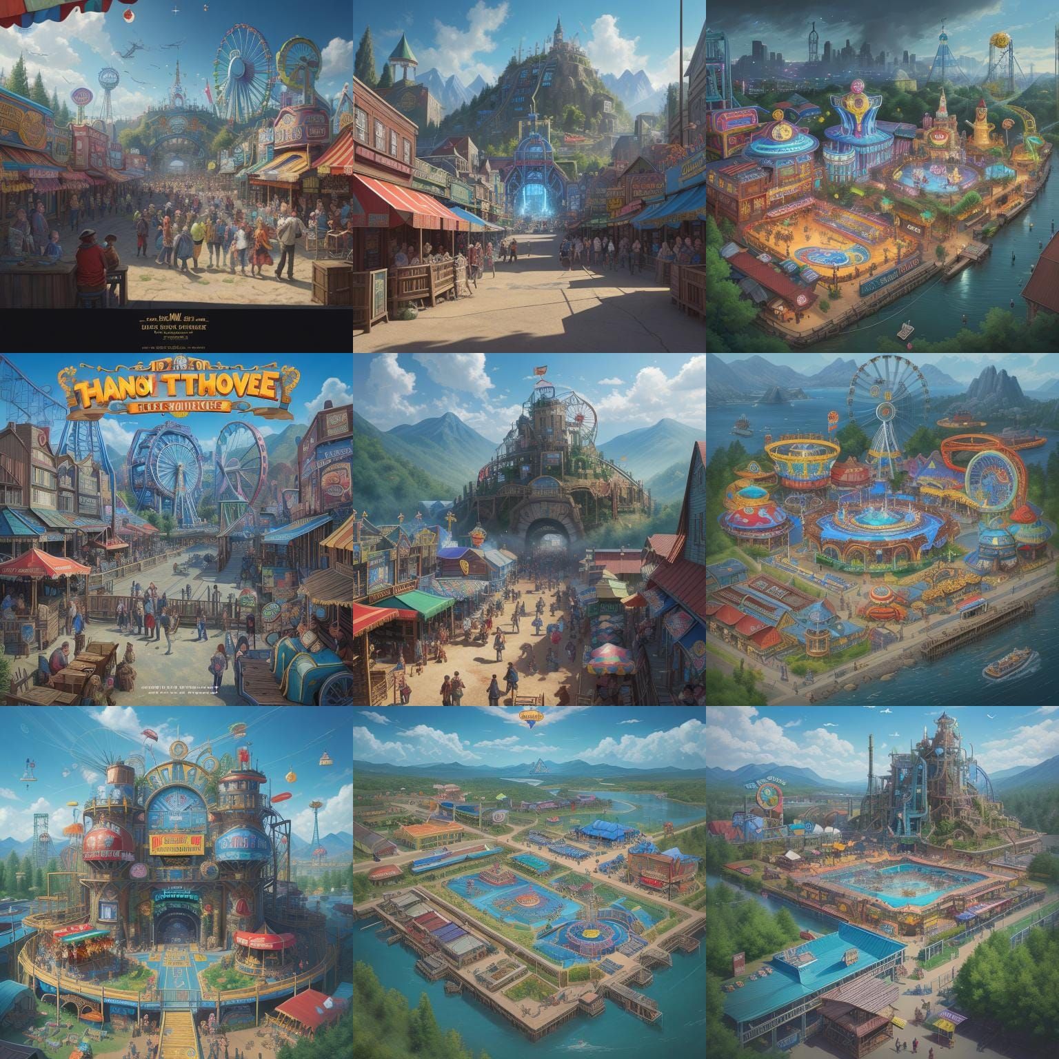 Mirth Park: A Time-Traveling Amusement Park