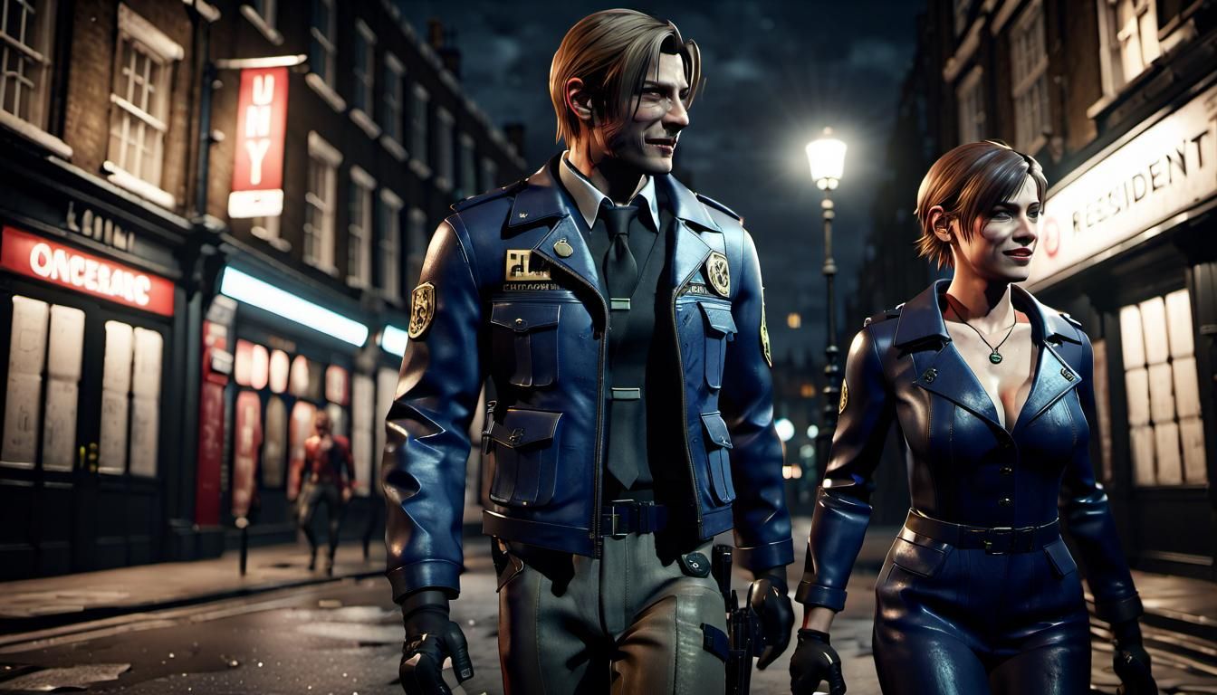 Leon and Ada at Londom