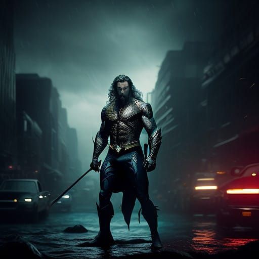 Epic Underwater Battle: Aquaman and Venom Confrontation