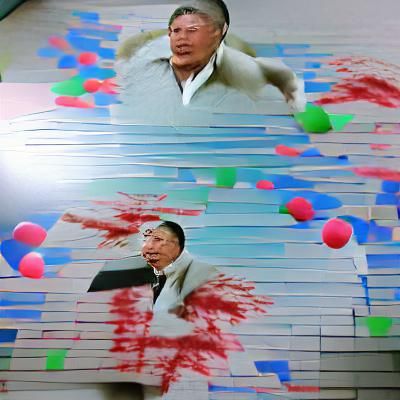 Abstract Madness in Japanese Graphic Style