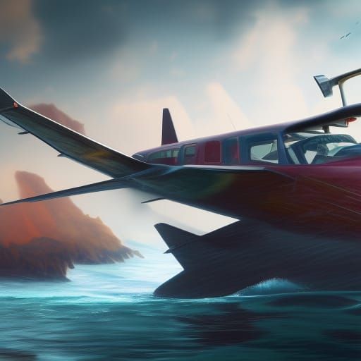 Hybrid Car Boat Plane Concept Art