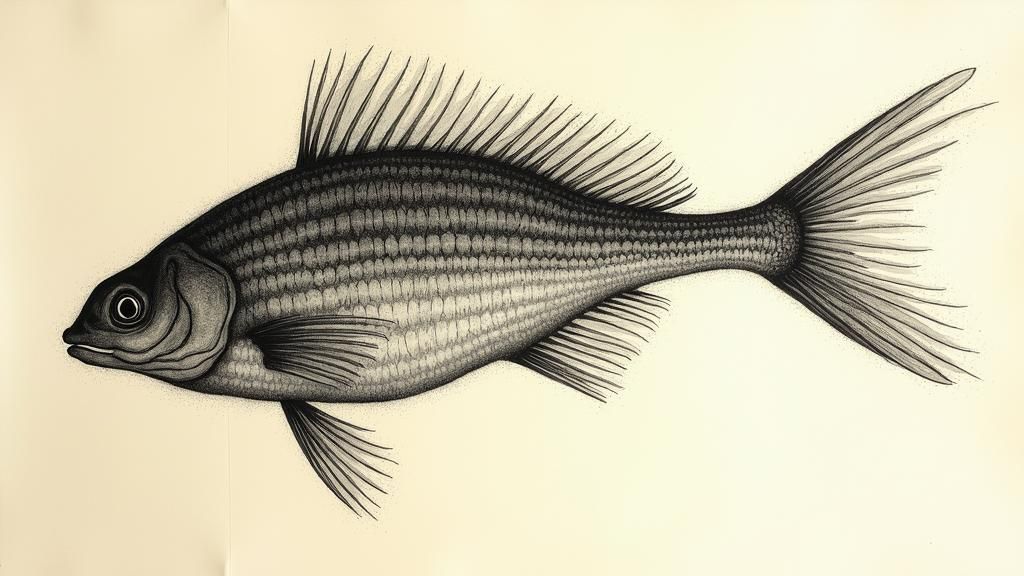 Intricate Charcoal Drawing with Expressive Textures