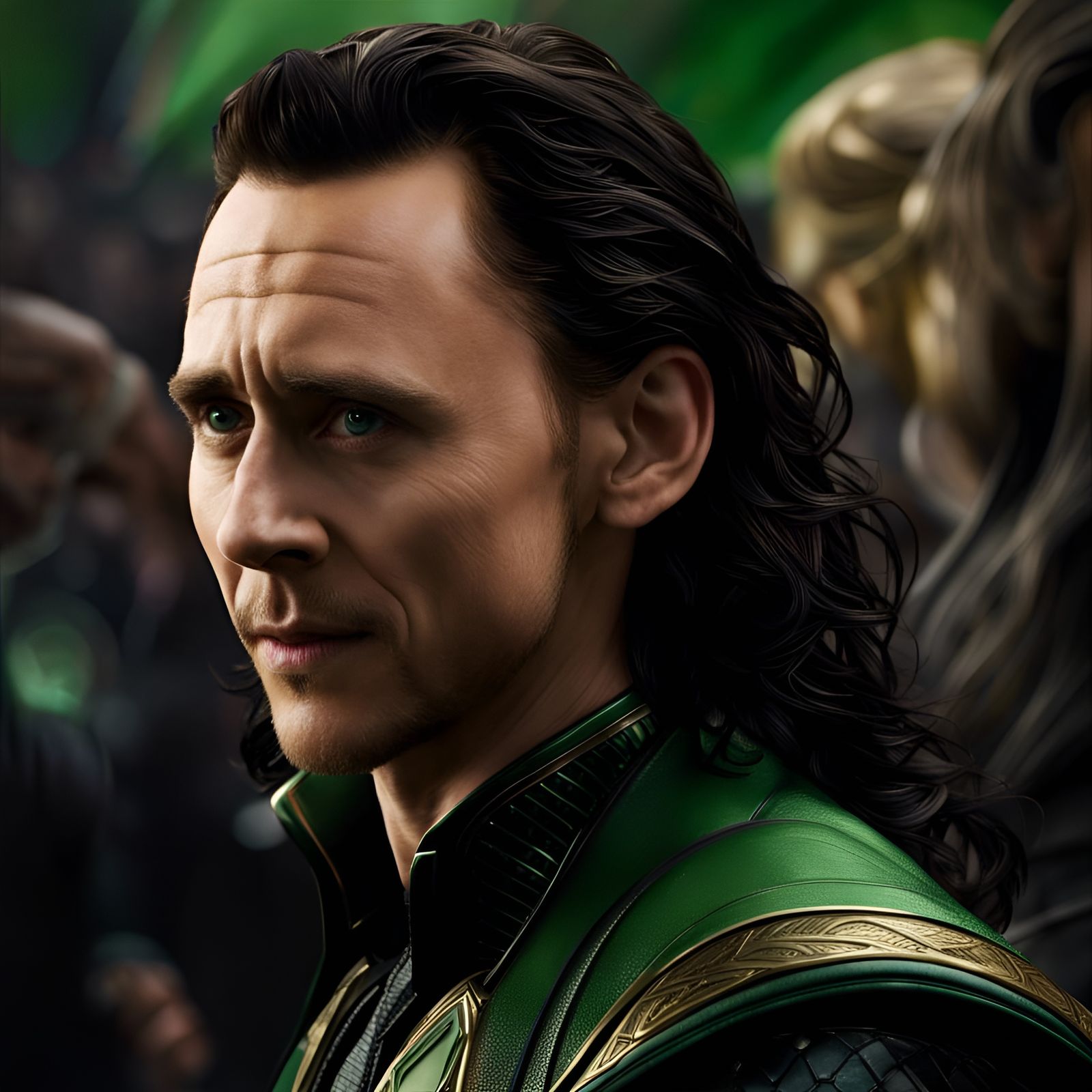 Loki from The Avengers: 8k Resolution Digital Art