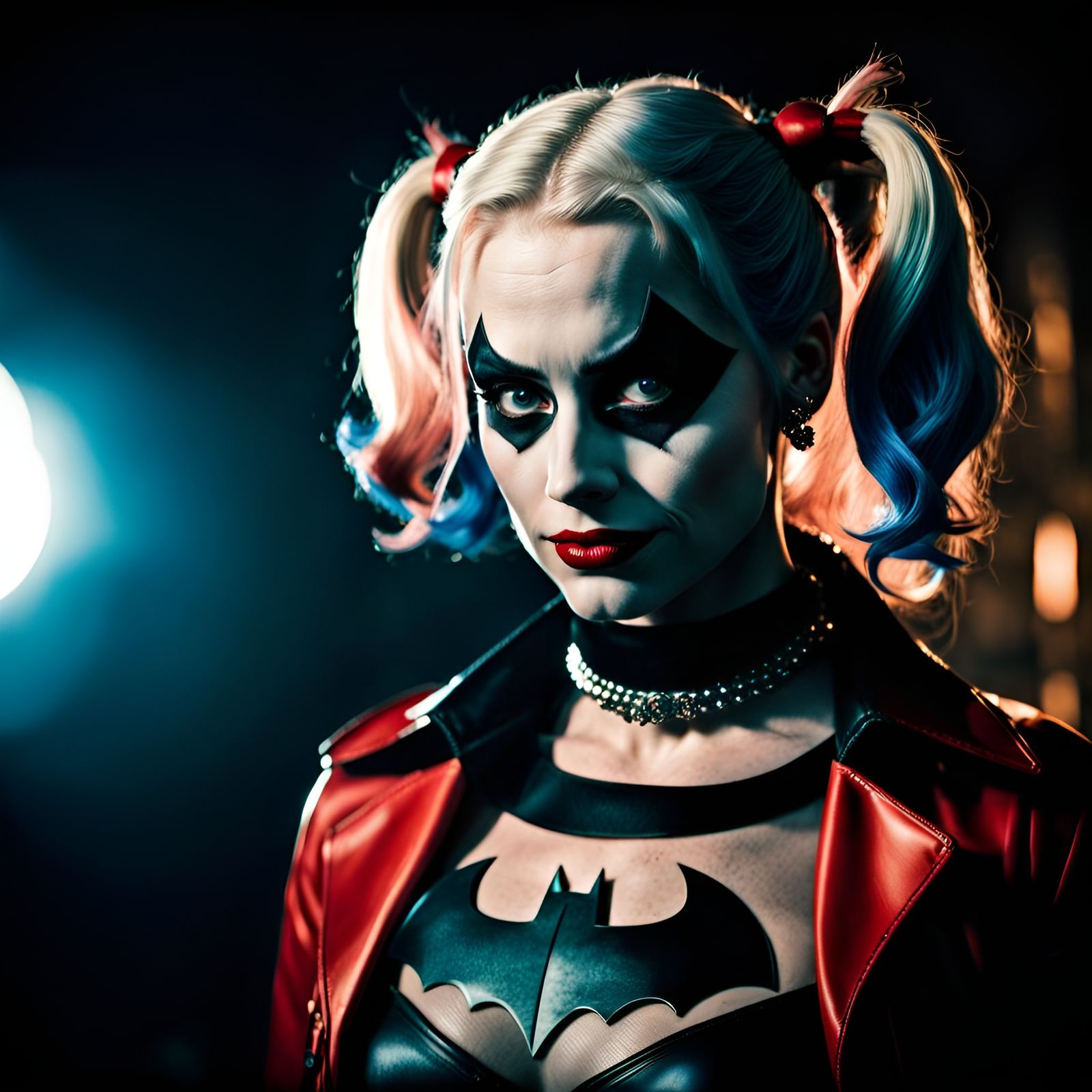 Harley Quinn in 1960s Batman Scene