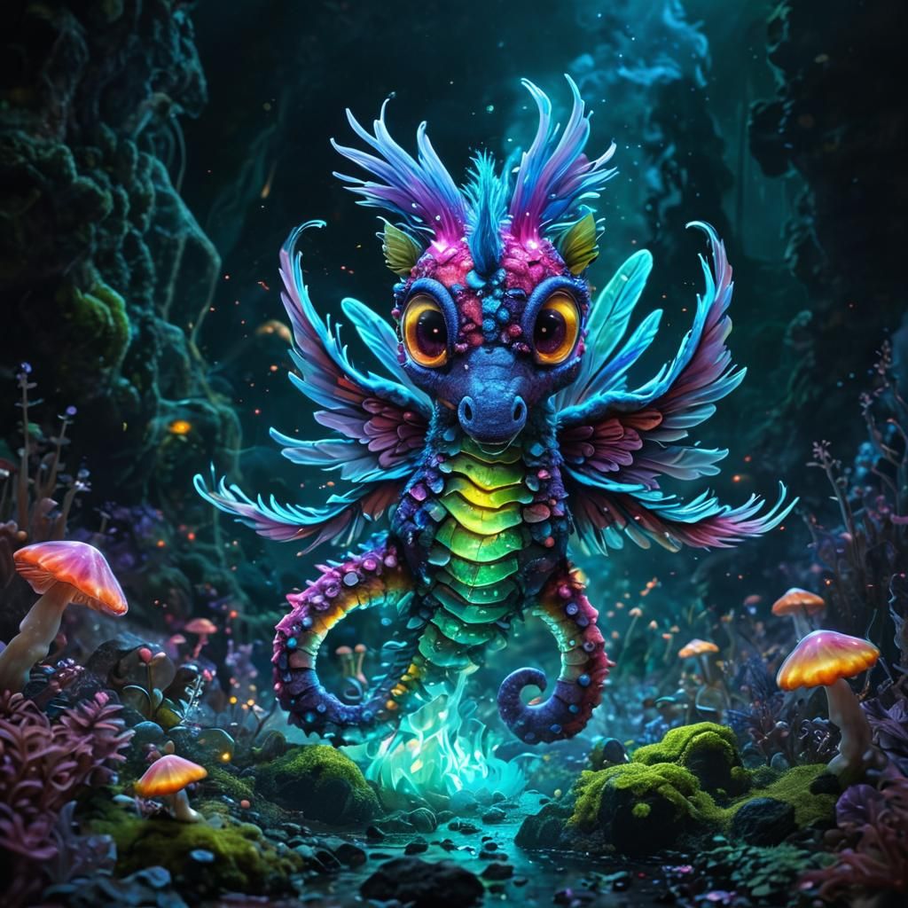 Tribal Centaur Warrior in Luminous RPG World