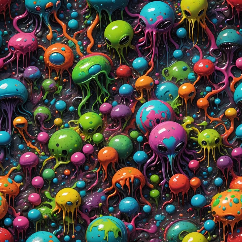 Slime aliens nursery