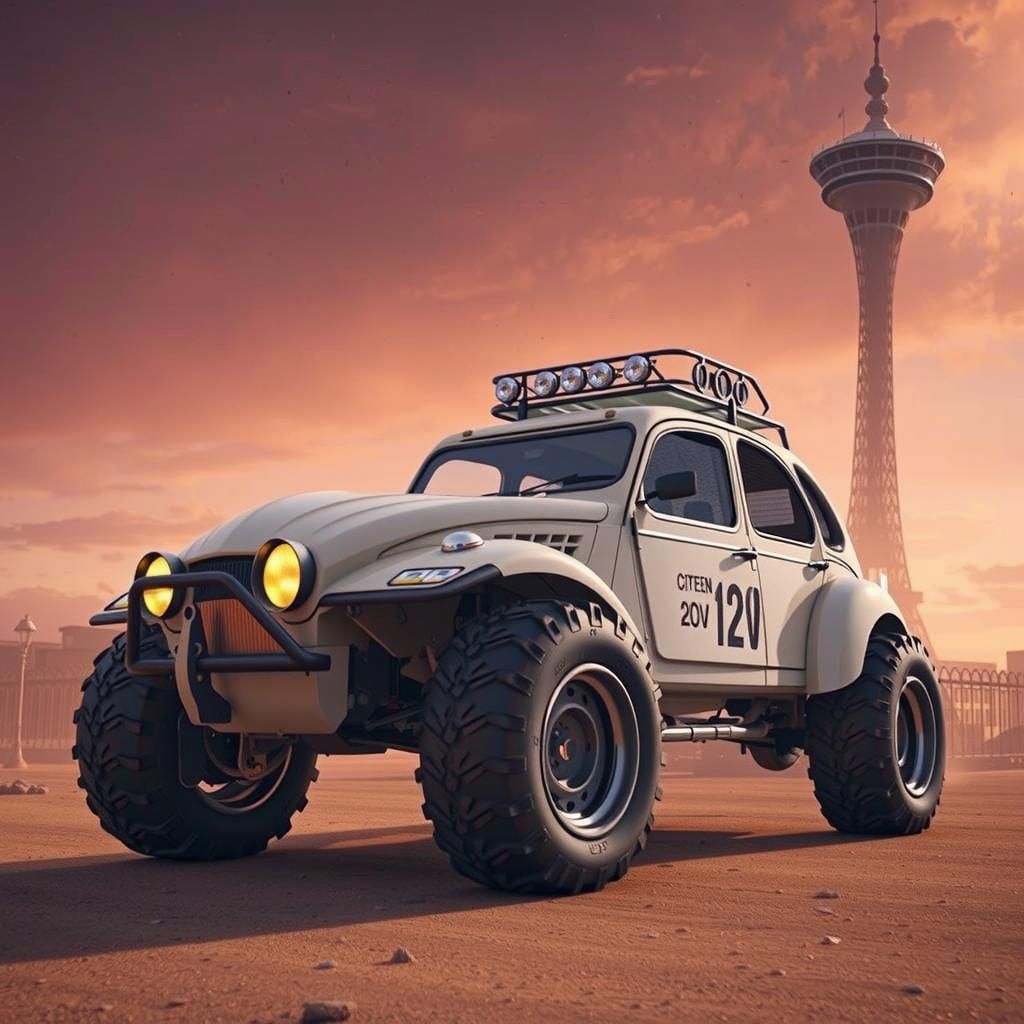 Citroën 2CV Monster Truck - Desert Concept v2