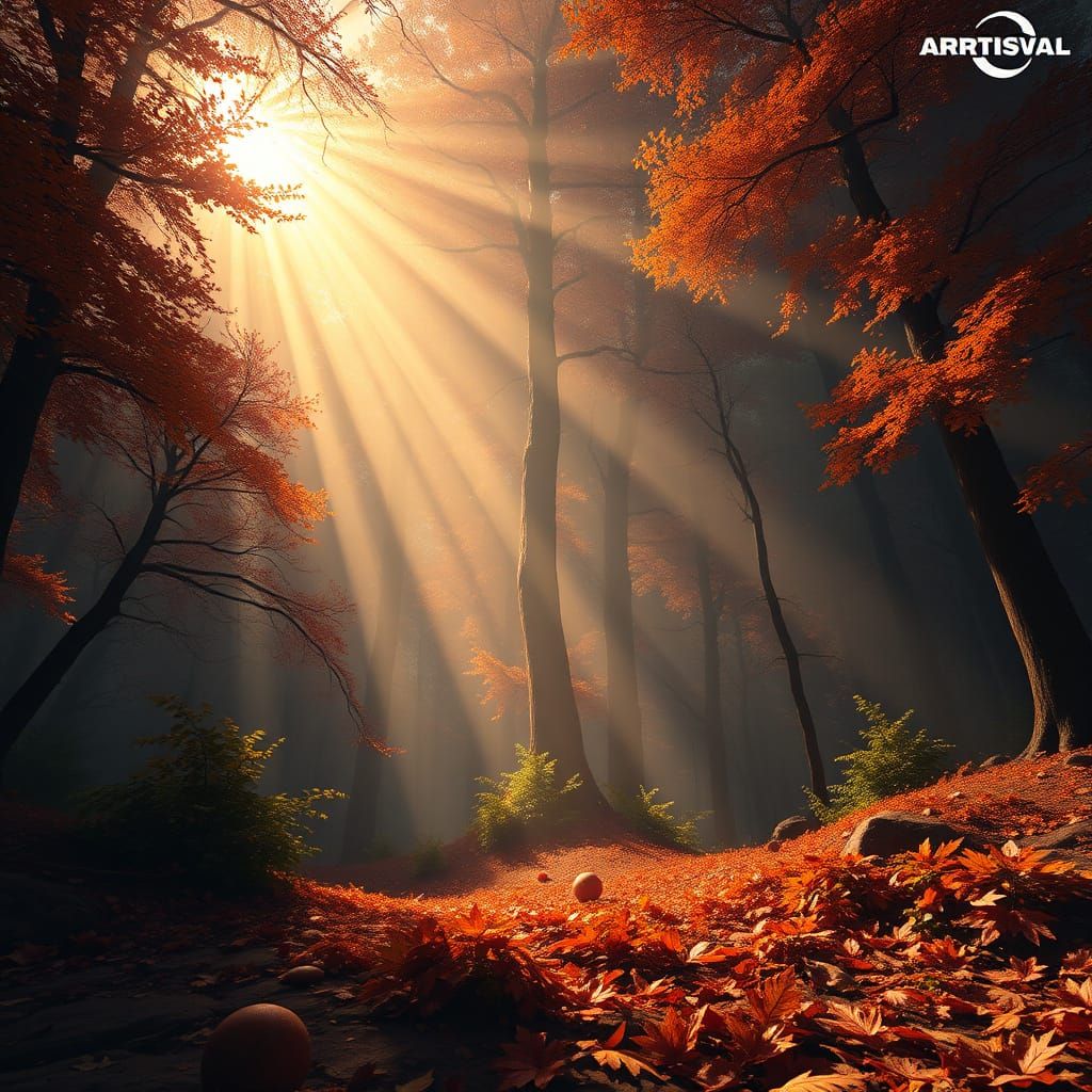 Fantastical Autumn Landscape Splash Screen