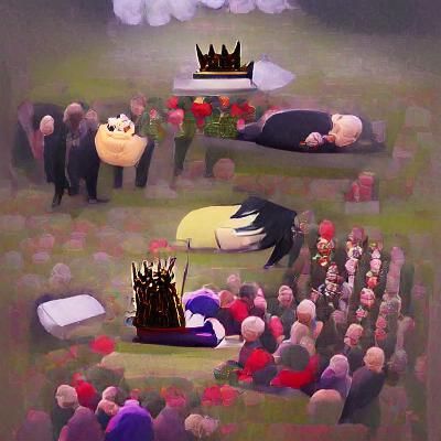 Funeral Procession for a Fallen King