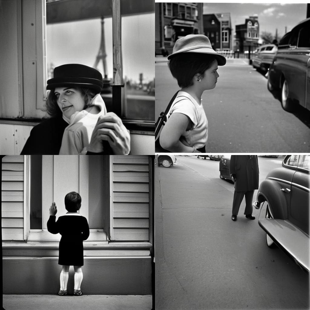 Candid Street Photography in Black and White