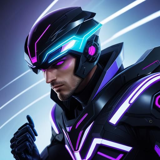 Racing Through the Neon Grid