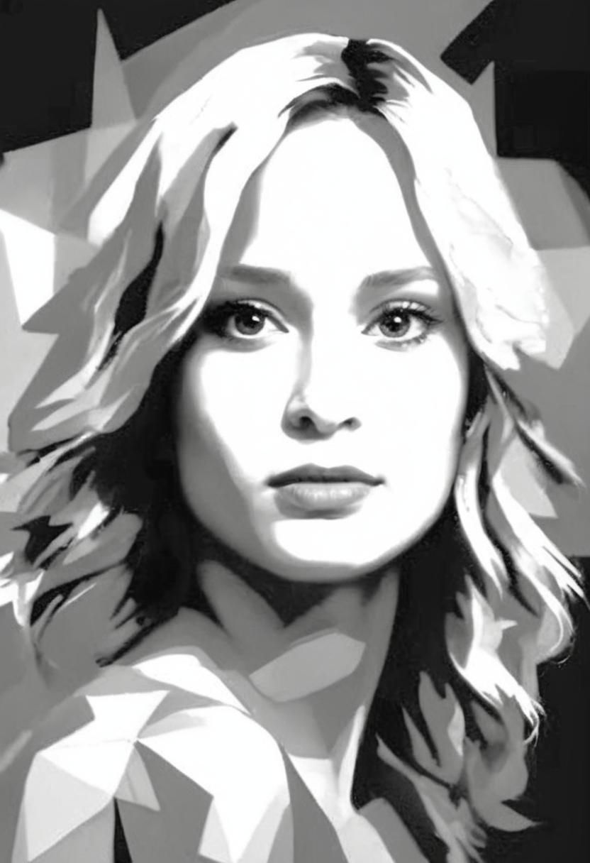 Intense Close-Up Portrait in Street Photography Style