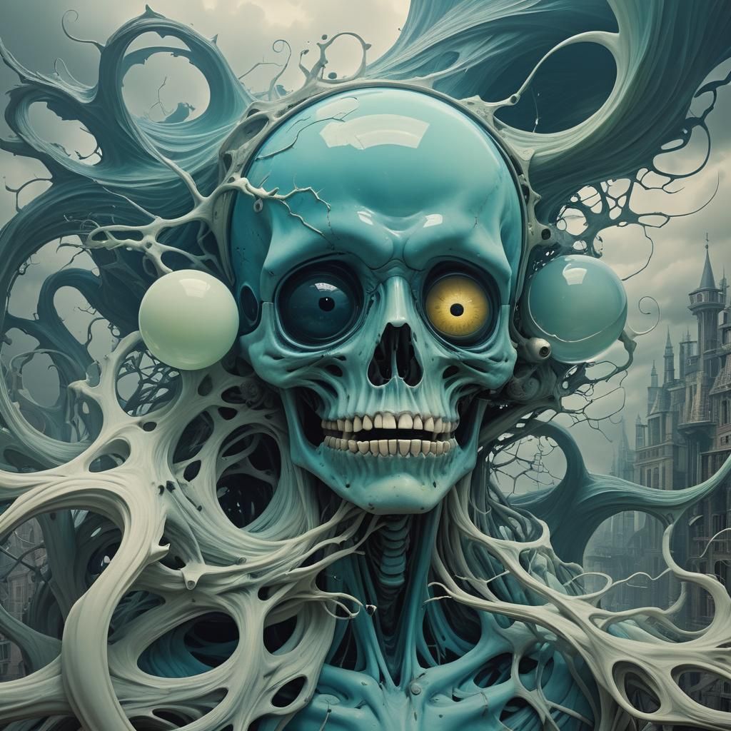 Uncanny and Surreal AI Image