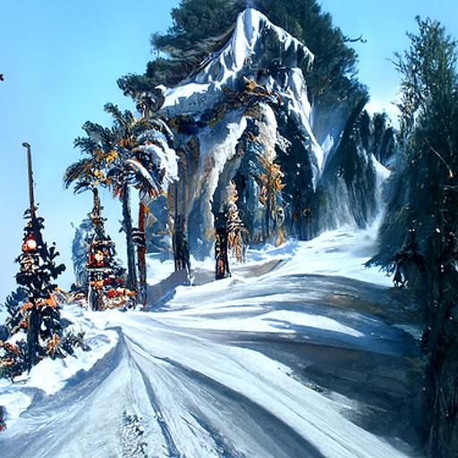 Winter Wonderland Oil Painting by Gurney