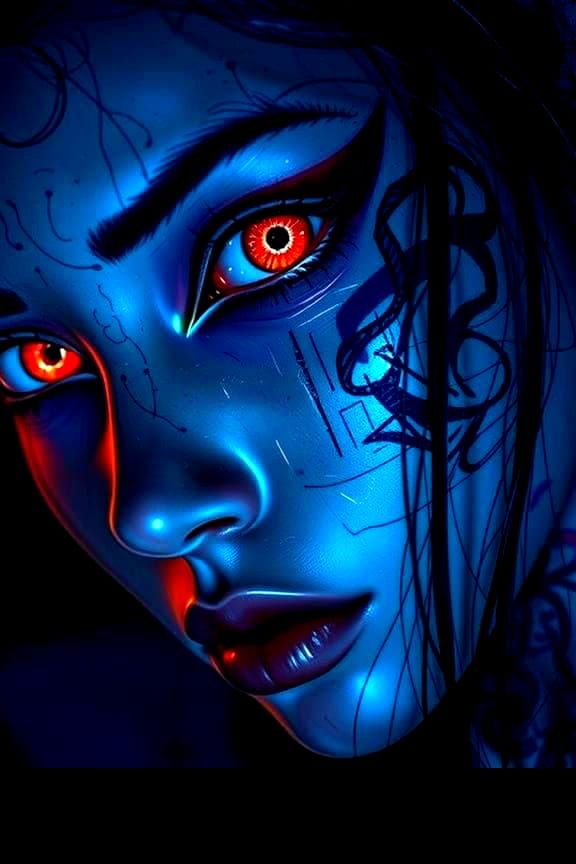 Urban Graffiti Street Art Portrait in Banksy Style