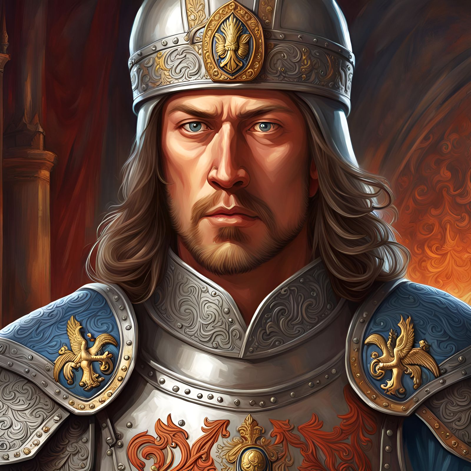 Alexander Nevsky: A Digital Art Portrait of Nobility