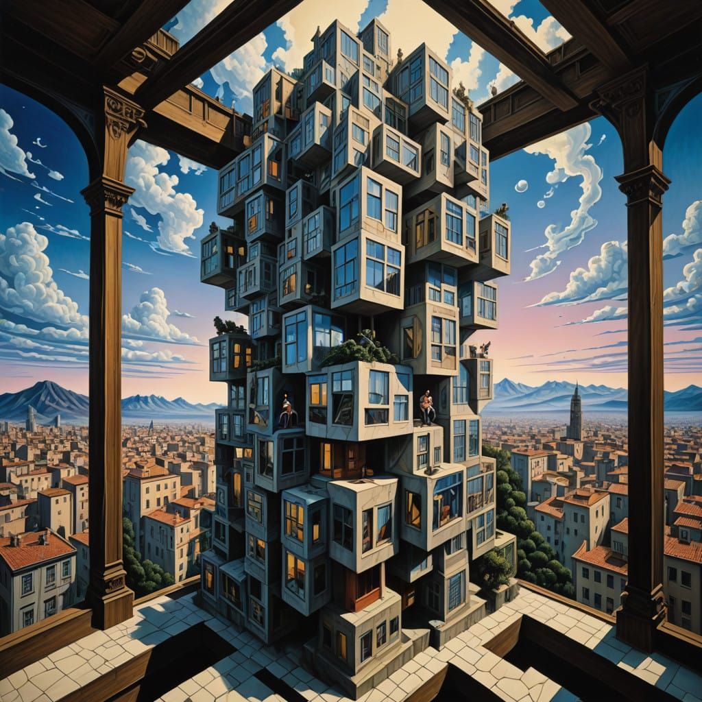 Surrealist Landscape Melts Away in Salvador Dali-Inspired Sk...