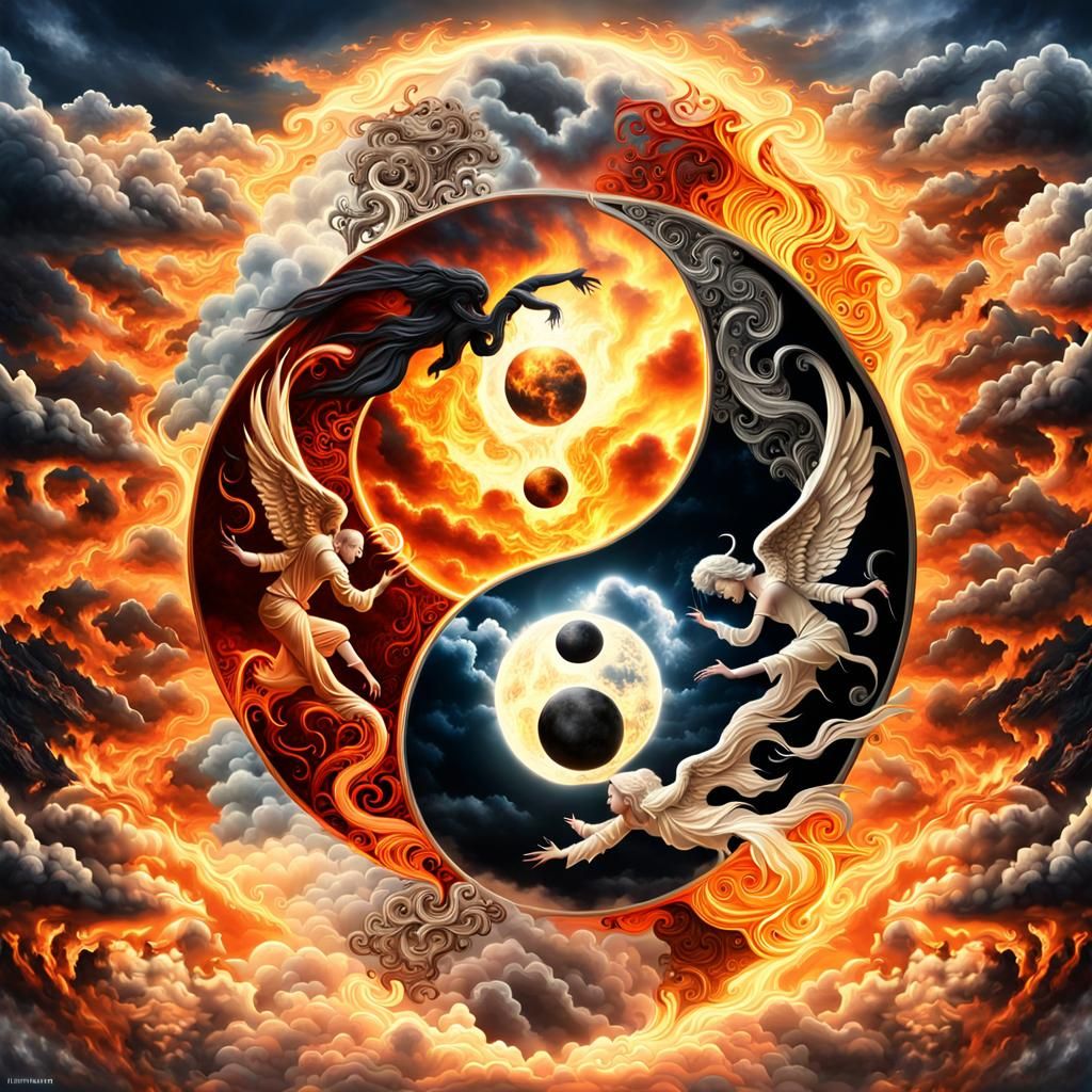 heaven and hell yin yang