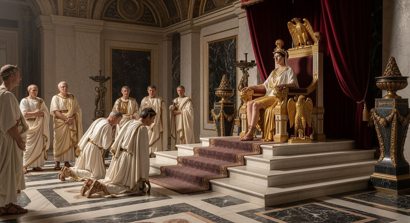 Empress Messalina in Lavish Ancient Rome Palace