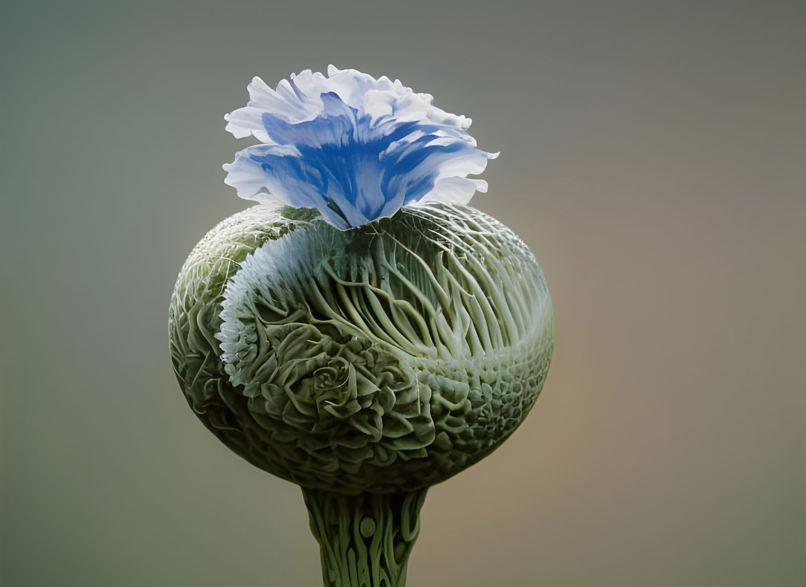 Surreal Rose: Recursive Beauty in Soft Light