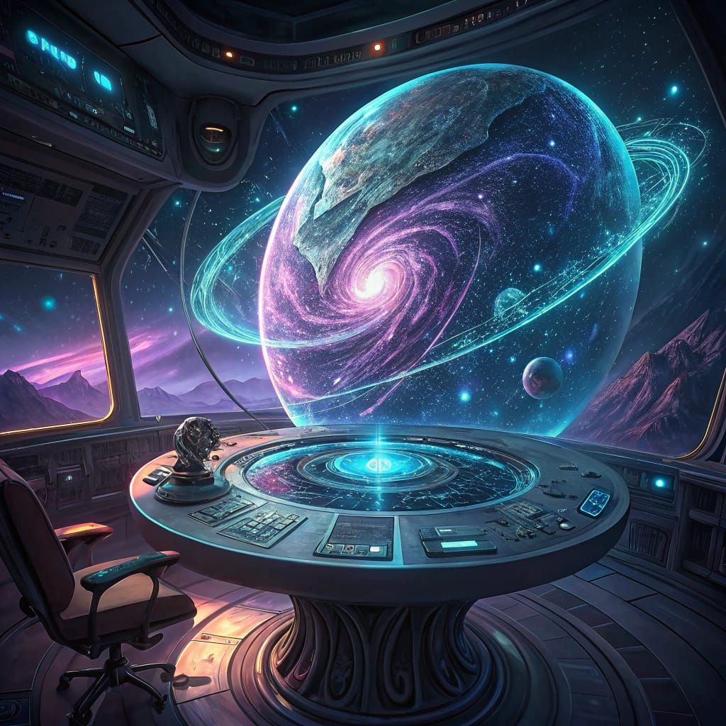 Holographic Galaxy Map