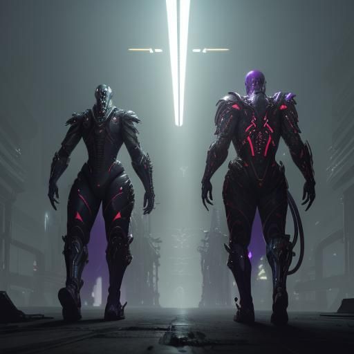 Steampunk Cyber Snake in Misty Sci-Fi Lab