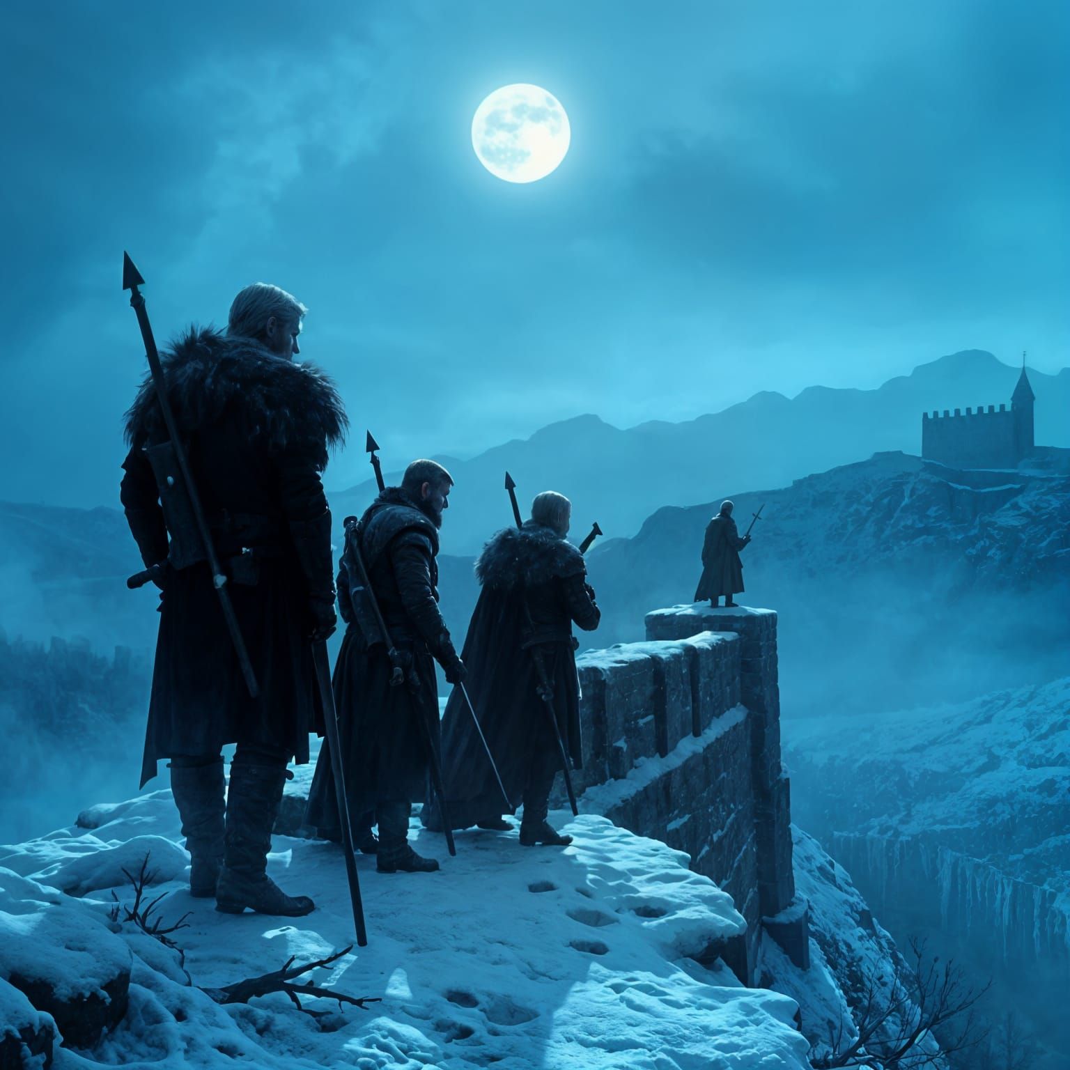 The Nights Watch Vigilant Against White Walkers in a Game of...