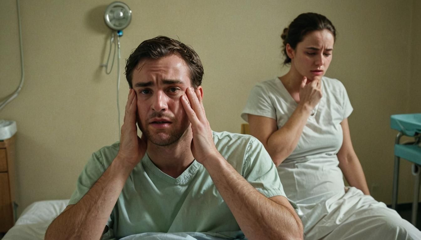 Anxious Father-to-Be: Expressive Realism in Hospital