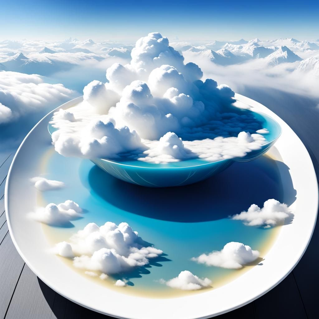 Abstract Cloud Soup AI Image
