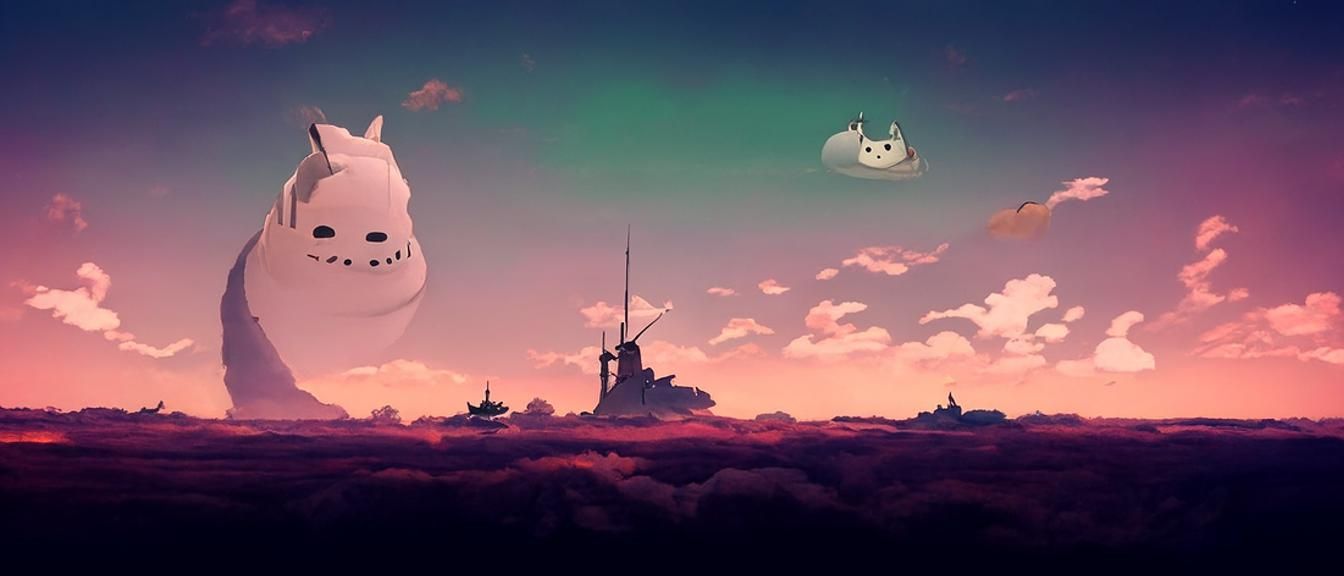 Ghibli-Inspired Serene Landscape