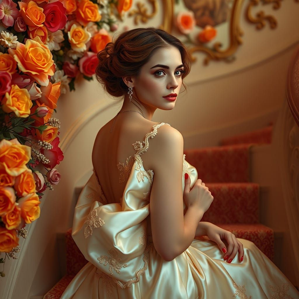 Elegance in a Bygone Era: Porcelain Beauty Descends the Gran...