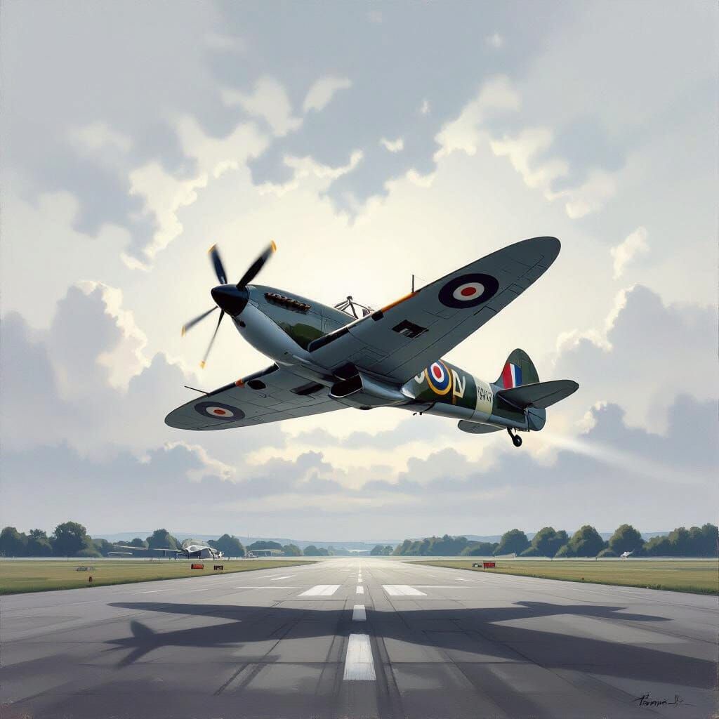 Hawker Tempest V Soars Over Historic Biggin Hill Airfield