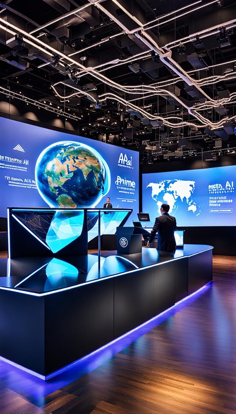 Meta AI Future Tech Display in Globe Museum