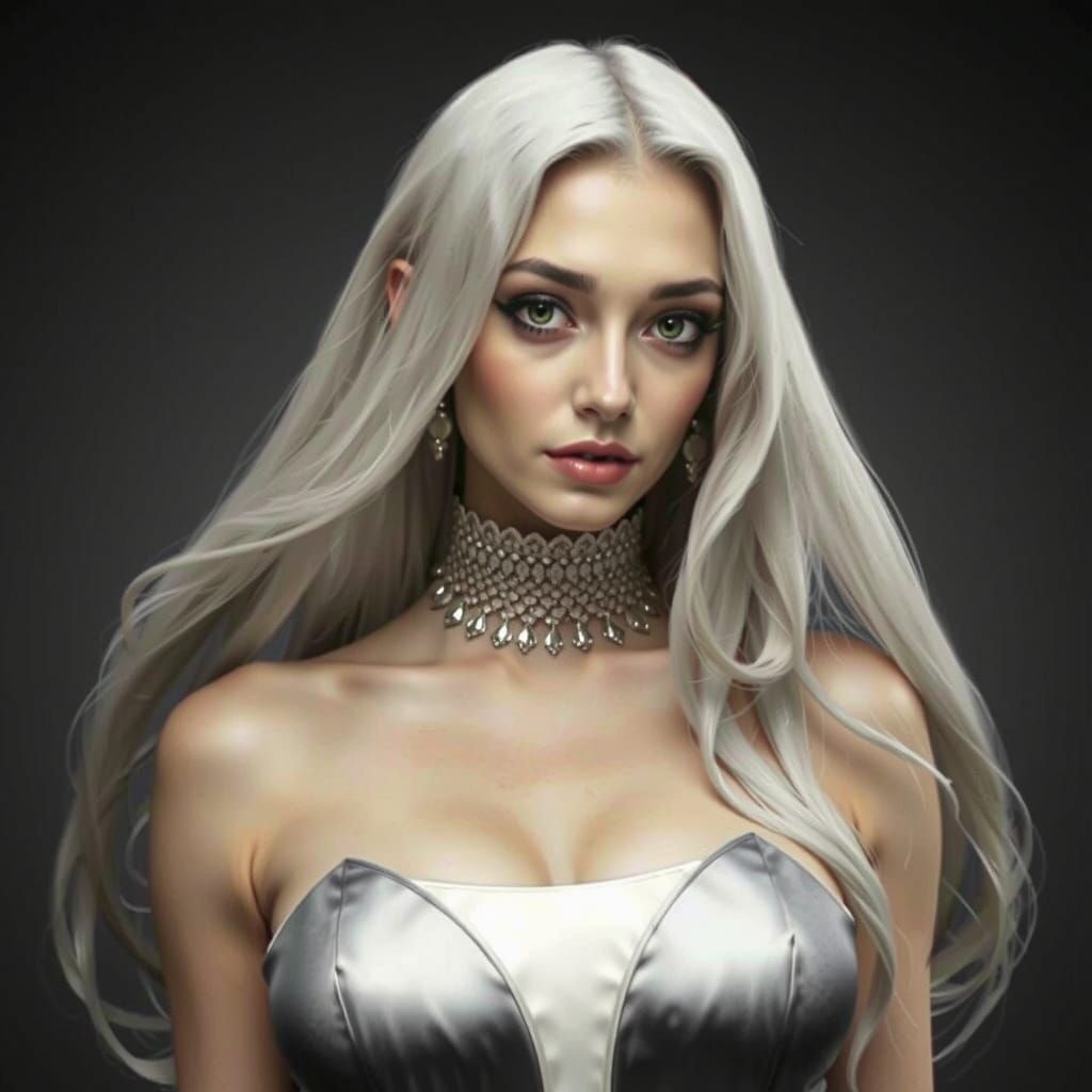 Ethereal Woman in Soft Focus