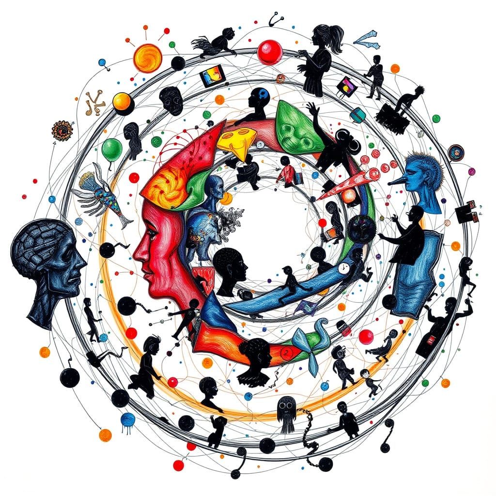 Emotional Coil: Surreal Abstraction in Post-Impressionist St...