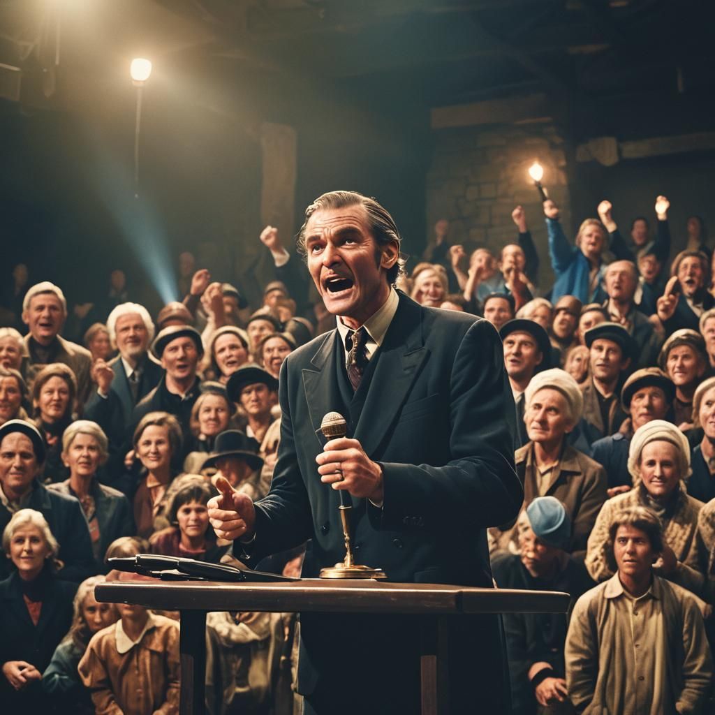 Humbled Award Winner's Speech: Cinematic Film Still