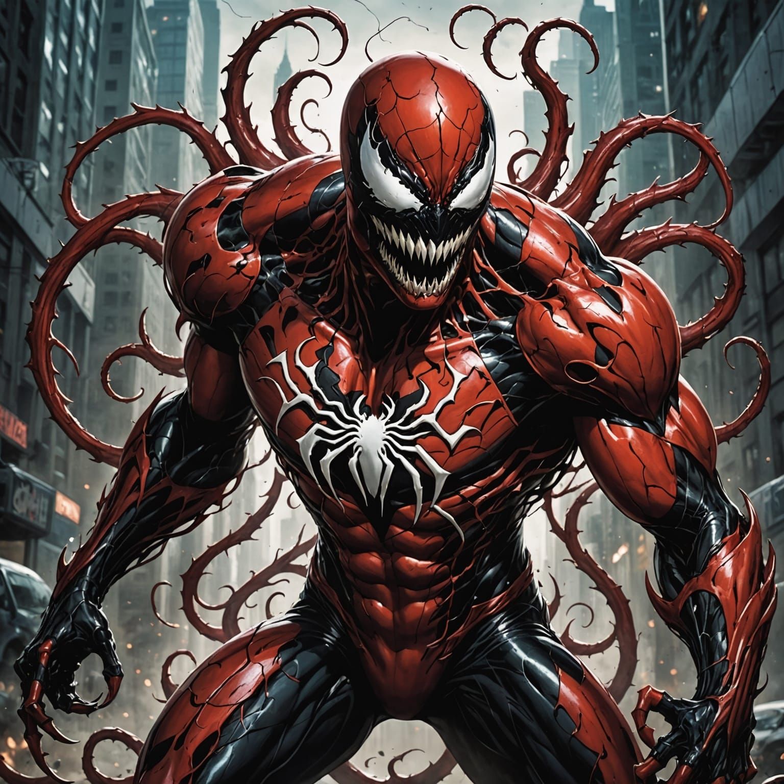 Carnage in Darkly Surreal Art