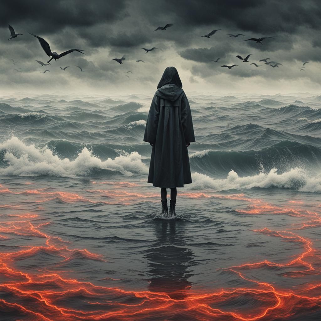 Woman's Choice: Watery Descent into Darkness