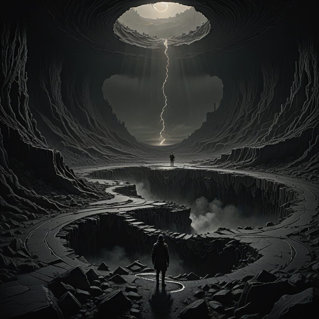 Surreal Descent into Darkness