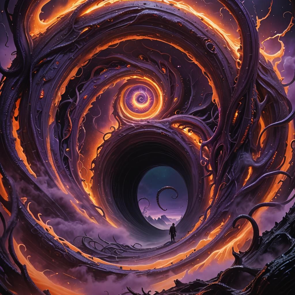 Interdimensional Horror Emerges from Swirling Portal