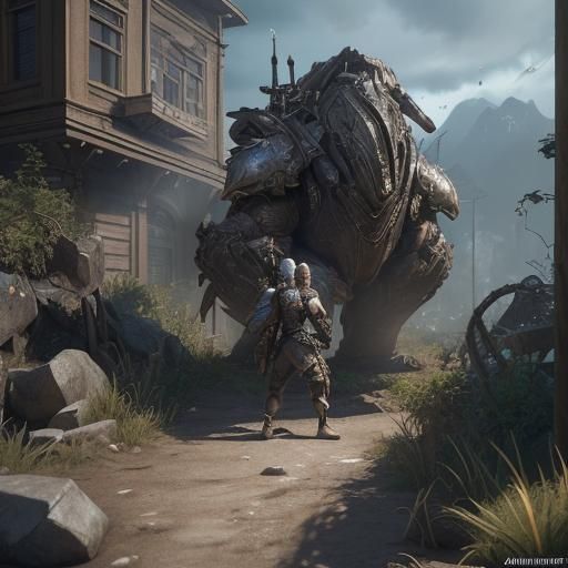 Waiting For You: 3D Game Cinematic Render