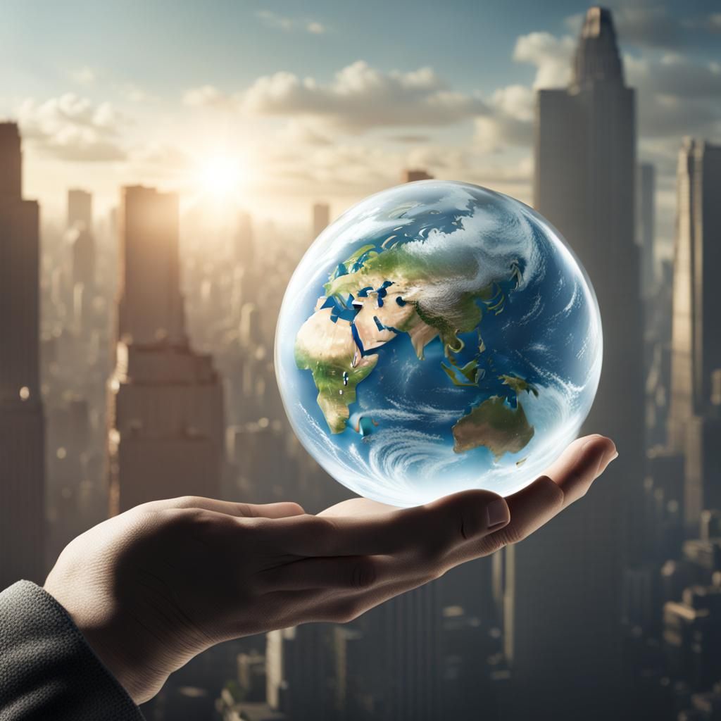 Holding the World: A Matte Painting