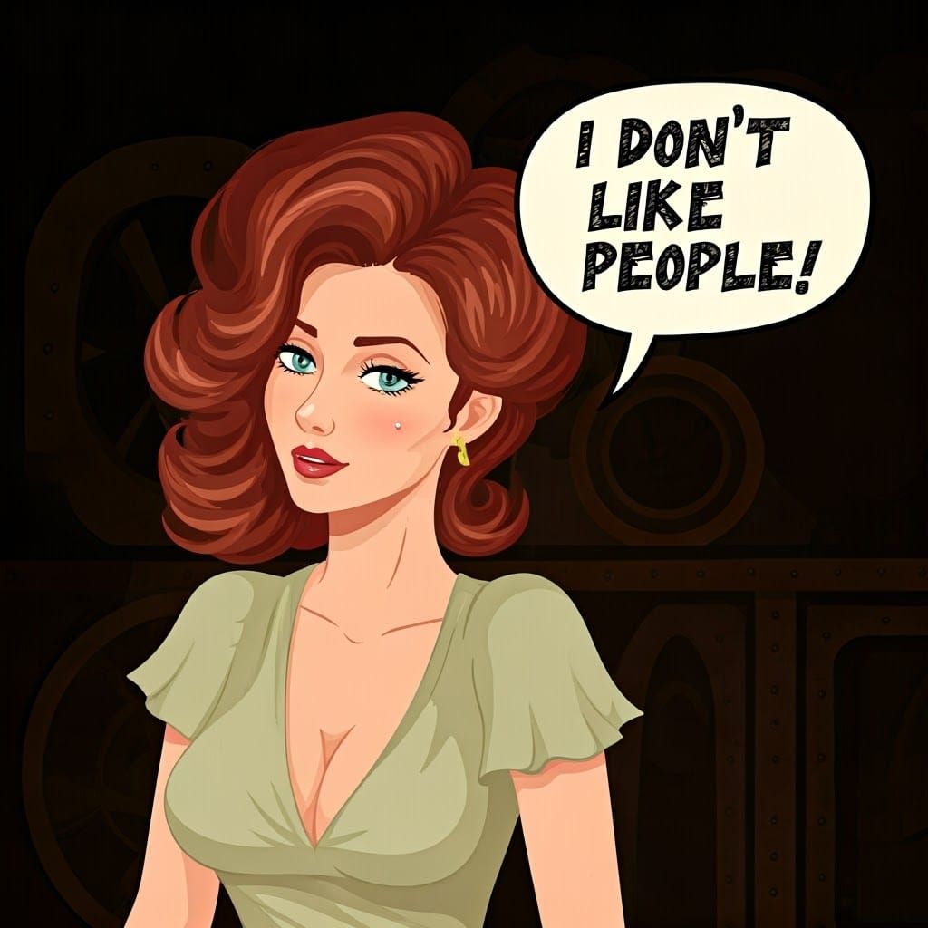Lady Declares Dislike of People with Steampunk Engine