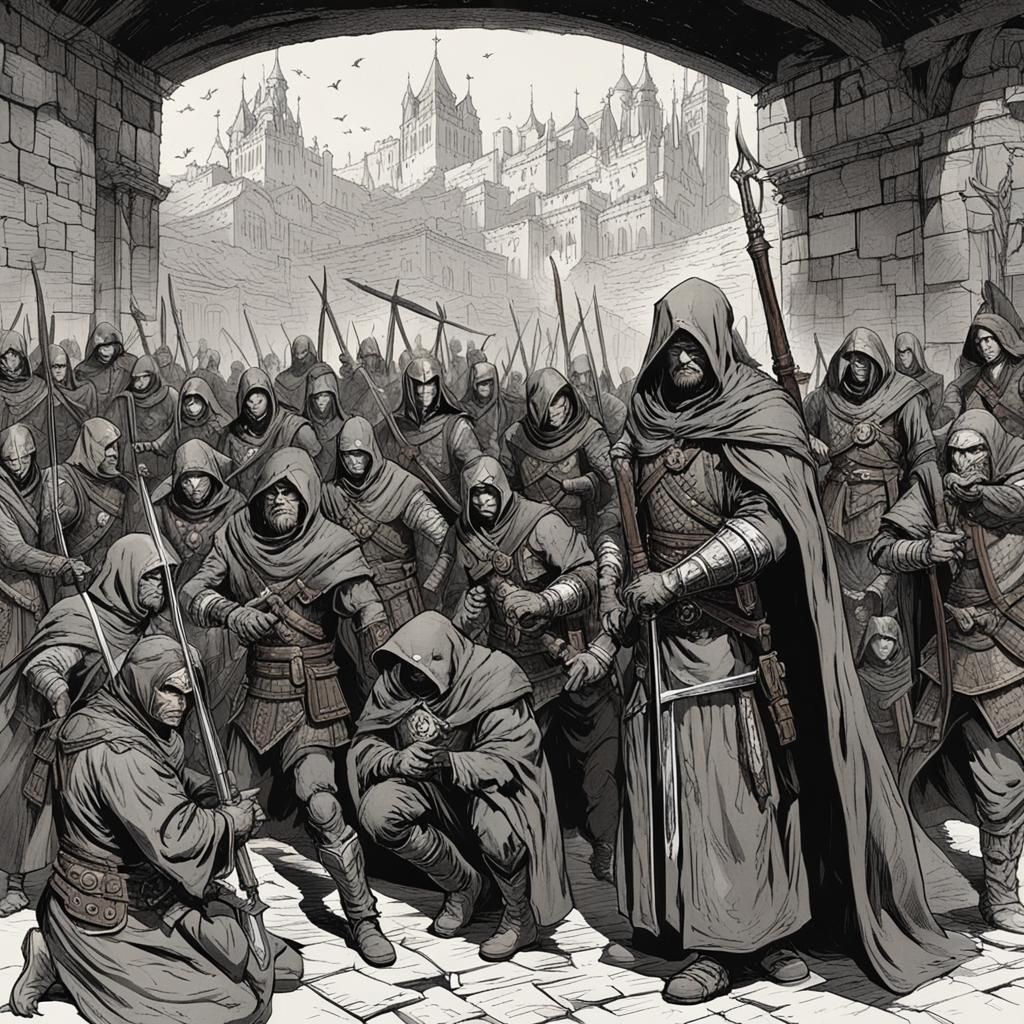 Immortal Warrior: Cinematic Sadness in Hyperrealism