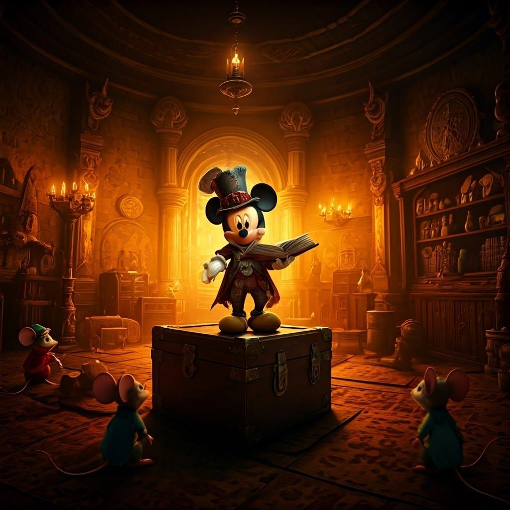 Mouse Mastermind Steals Cheese from Deadly Traps in Dark Fan...