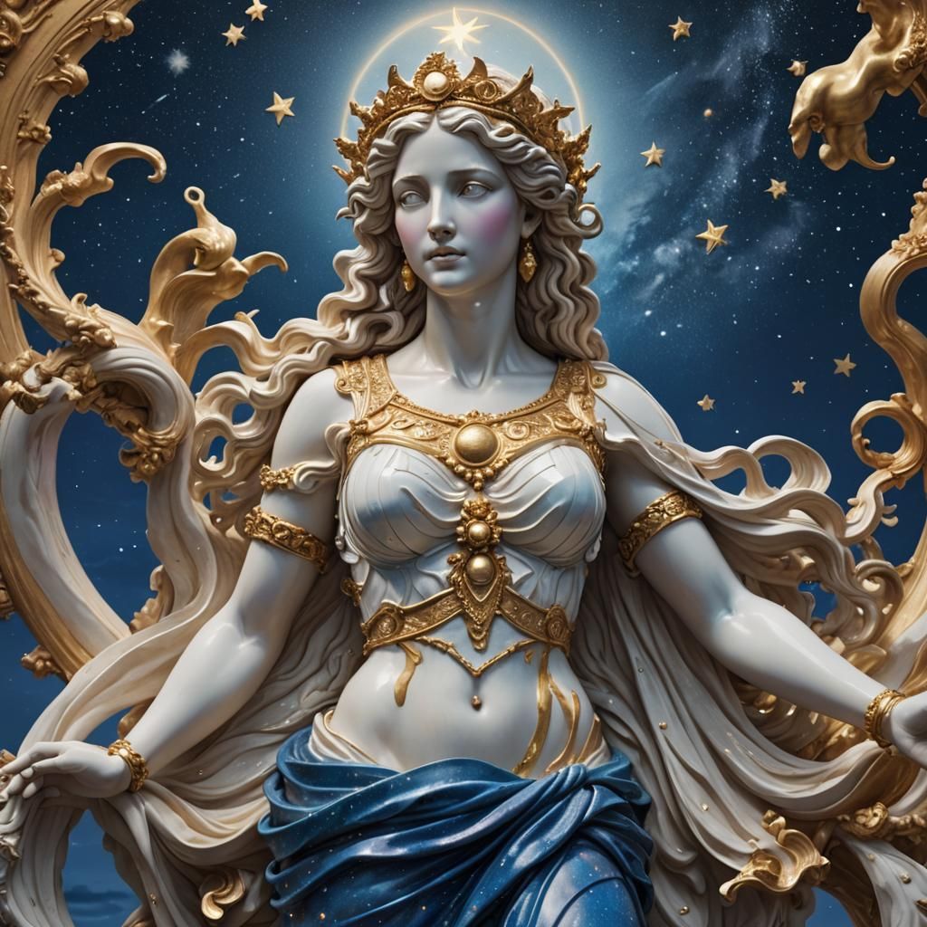 Aphrodite Rising: Hyperrealistic Fantasy Concept Art