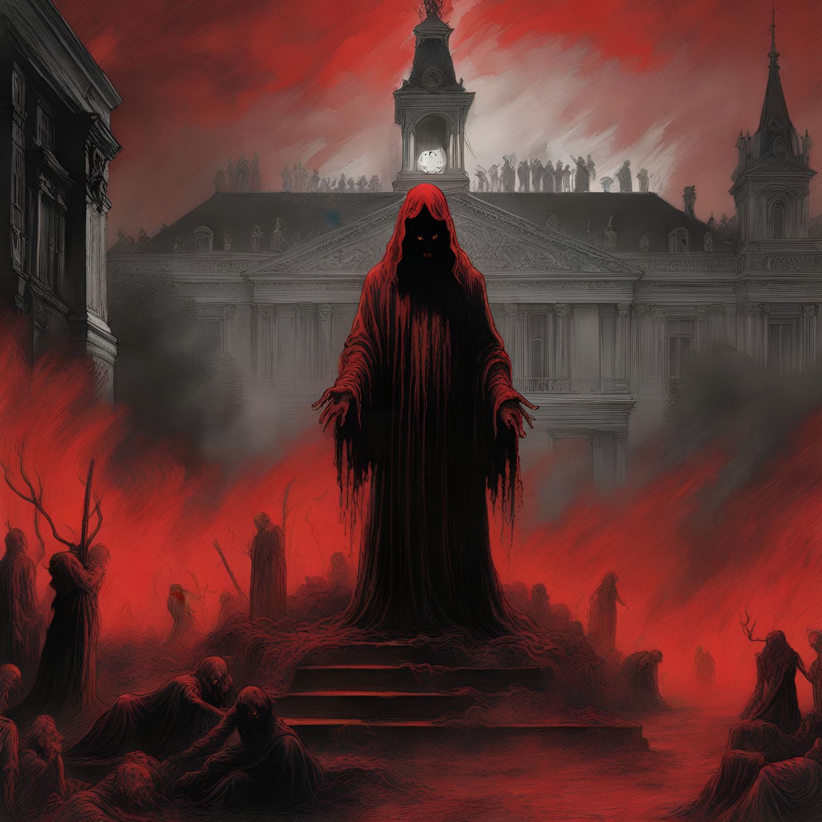 Exorcist in Hell with Versailles Patterns, Black Metal Style