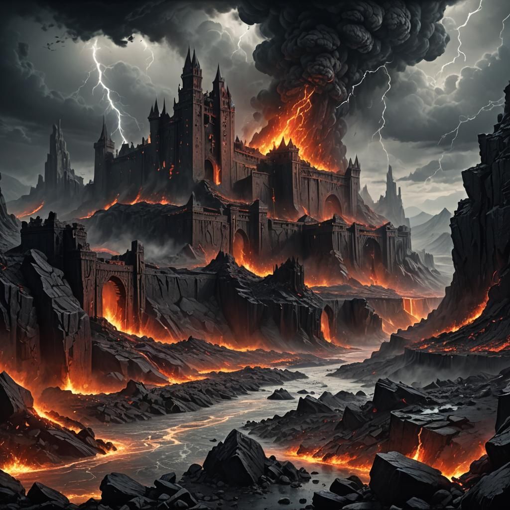 Tormented Souls in Hell: Dark Fantasy Concept Art