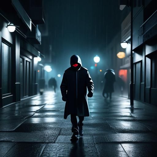 Spiderman Incognito in Moody Film Noir Scene